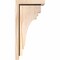 Ekena Millwork Pescadero Smooth Corbel w/Backplate, Douglas Fir, 5 1/2"W x 8"D x 16"H COR06X08X16PEC01SDF - alternate 3